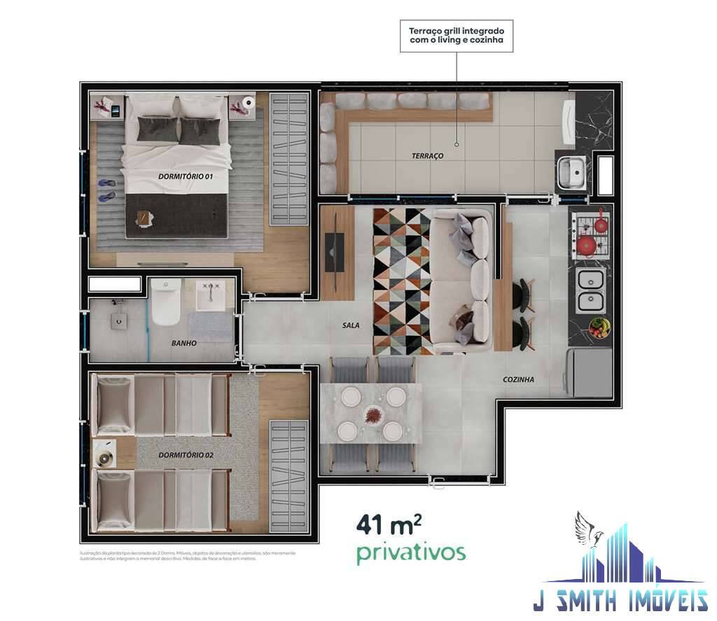 Apartamento à venda com 1 quarto, 41m² - Foto 22