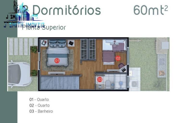 Casa de Condomínio à venda com 2 quartos, 60m² - Foto 22